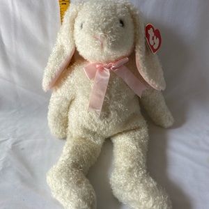 (2 for$10) Curly Bunny TY Beanie Baby